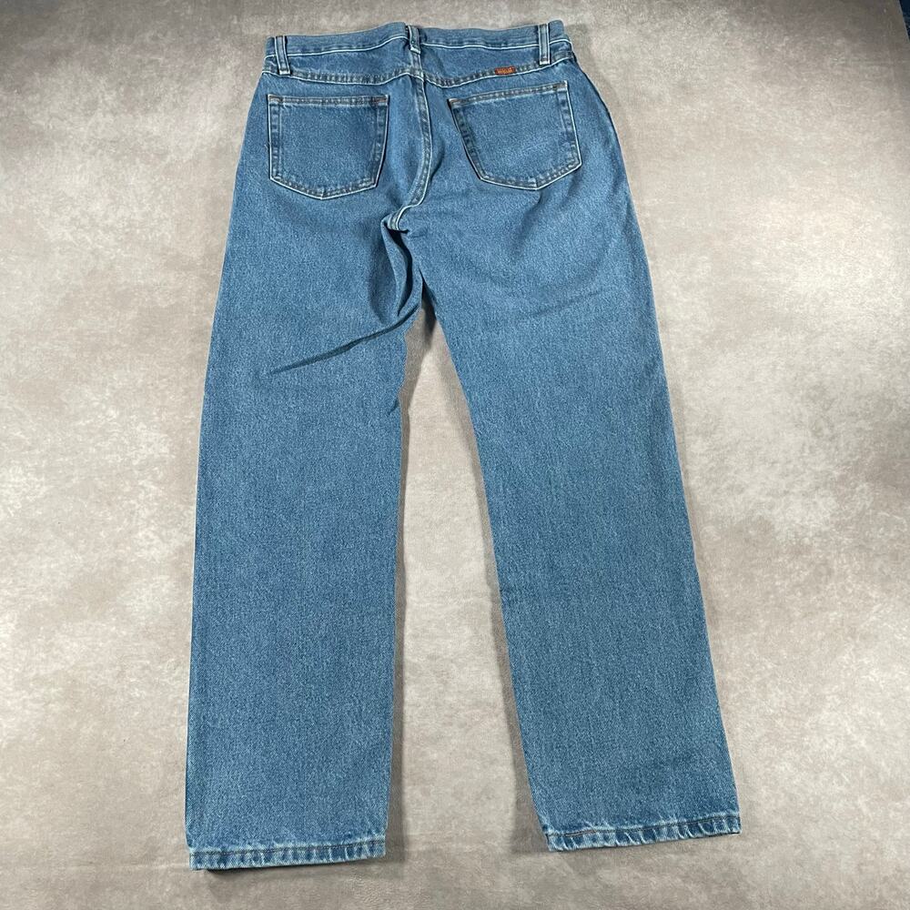 Vintage Rustler Straight Leg Medium Wash Denim Jeans 31x29
